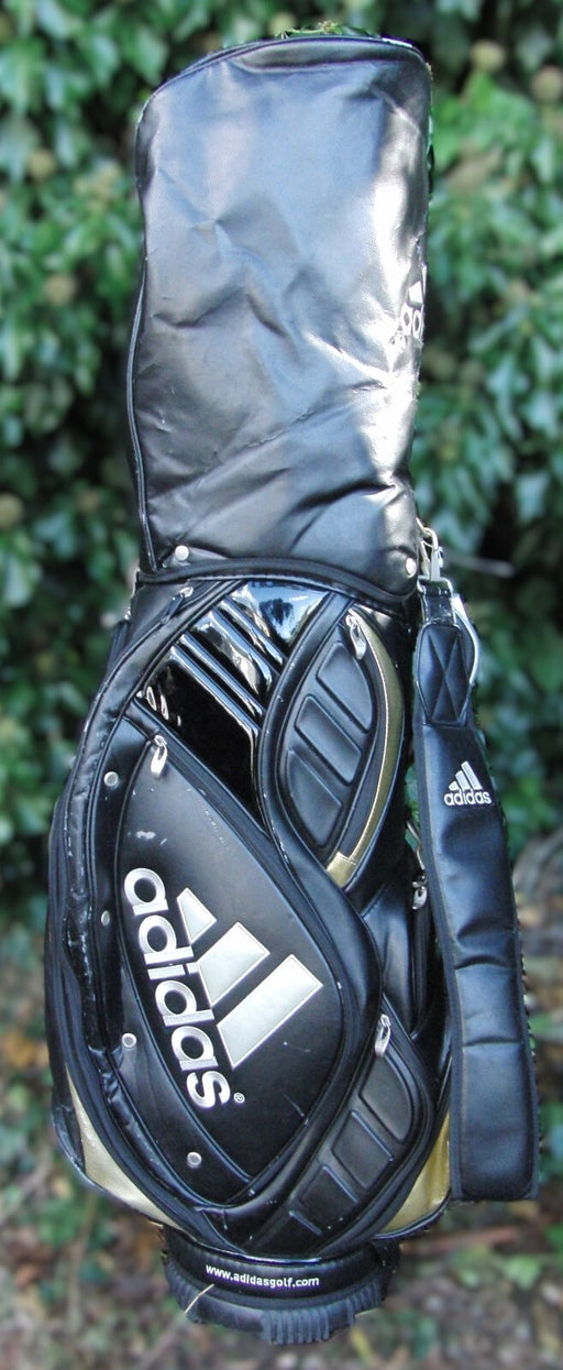 7 Division Adidas Black Carry Trolley Carry Golf Clubs Bag
