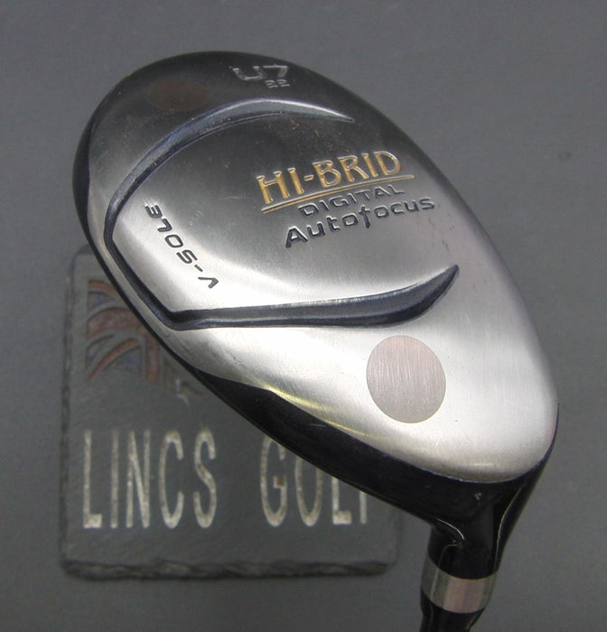Hi-Brid Digital Auto Focus V-Sole 22° 7 Hybrid Regular Graphite Shaft XXIO Grip