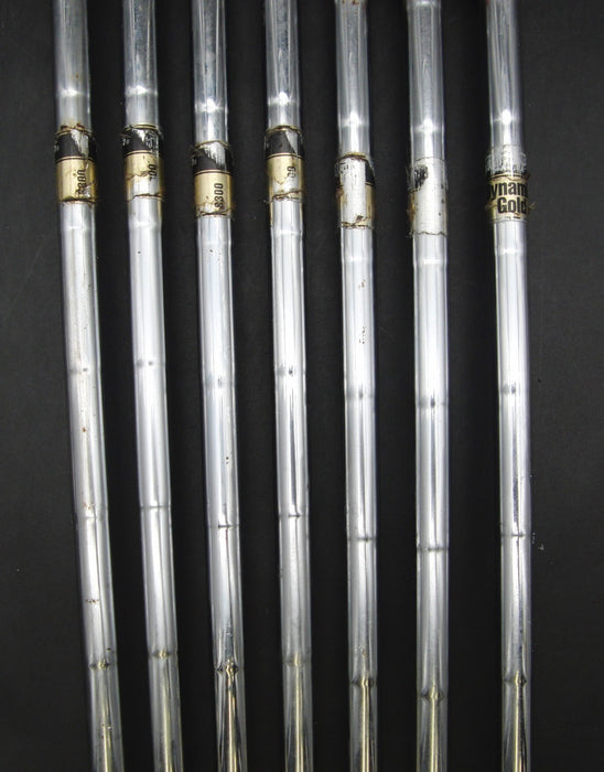 Set of 7x Mizuno MP-60 Cut Muscle 4-PW Irons Regular Steel Shafts