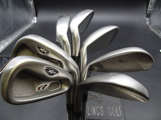 Set of 7x TaylorMade r7 rac XR Irons 5-9+SW+AW Regular Steel Shafts T/M Grips*