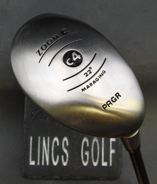 PRGR Zoom C4 Maraging 22° 4 Hybrid Regular Graphite Shaft Golf Pride Grip