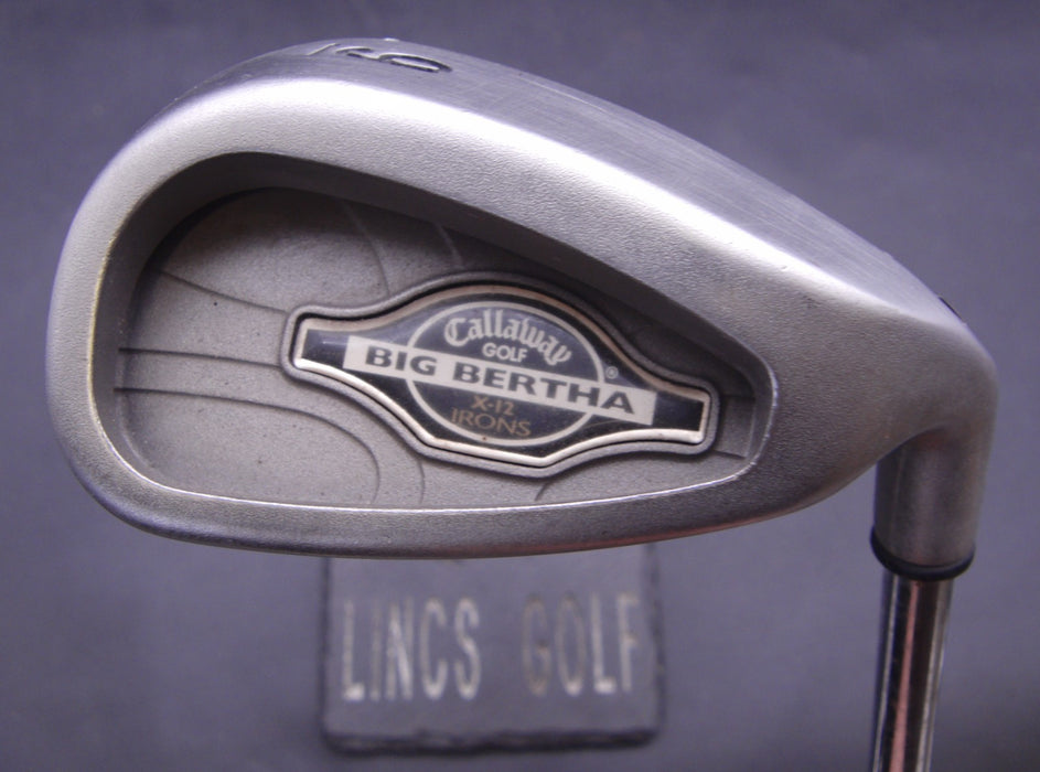 Callaway Big Bertha X-12 9 Iron Extra Stiff Steel Shaft Golf Pride Grip