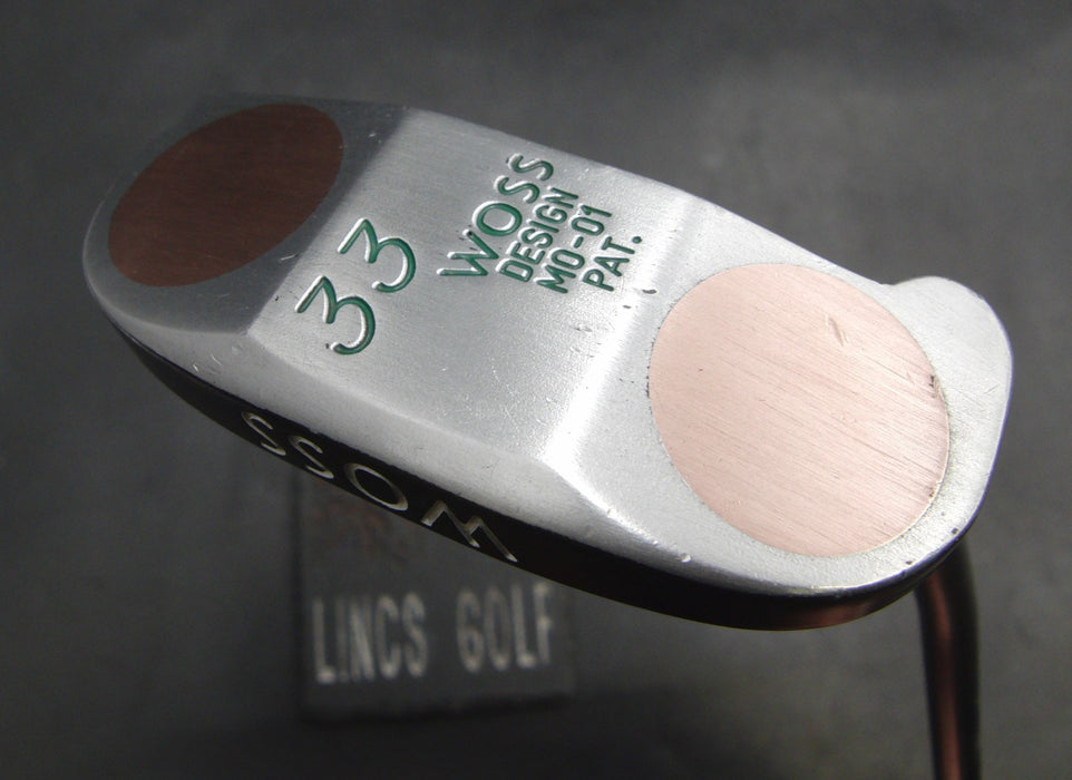 WOSS Design M0-01 PAT Putter Steel Shaft 86cm Length WOSS Grip