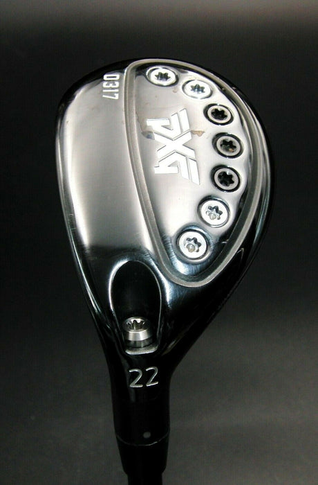 Left Handed PXG 0317 X 22° Hybrid Stiff Graphite Shaft Golf Pride Grip