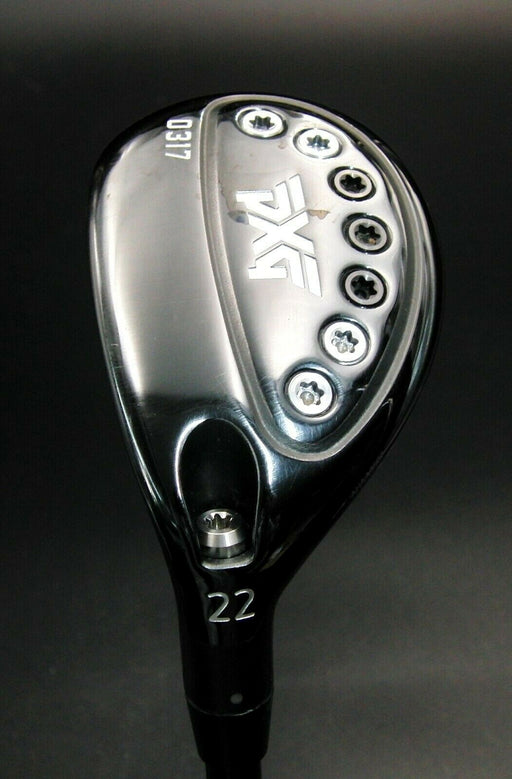 Left Handed PXG 0317 X 22° Hybrid Stiff Graphite Shaft Golf Pride Grip