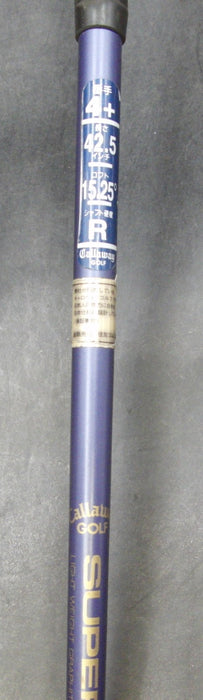 Callaway Big Bertha War Bird 4 Wood Regular Graphite Shaft Royal Grip