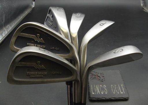Set of 6x Pebble Beach California LS-02 Irons 5-9+PW+SW Ladies Steel Shafts*