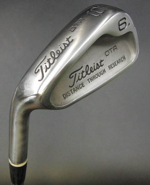Left Handed Titleist DTR 6 Iron Regular Steel Shaft Masters Grip