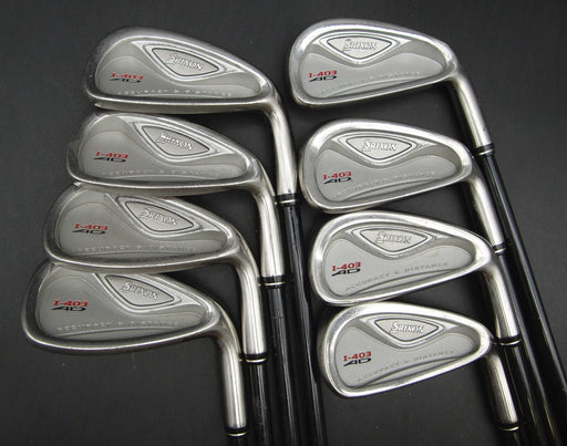 Set of 8x Srixon I-403 AD Irons 3-PW Stiff Graphite Shafts Srixon Grips*