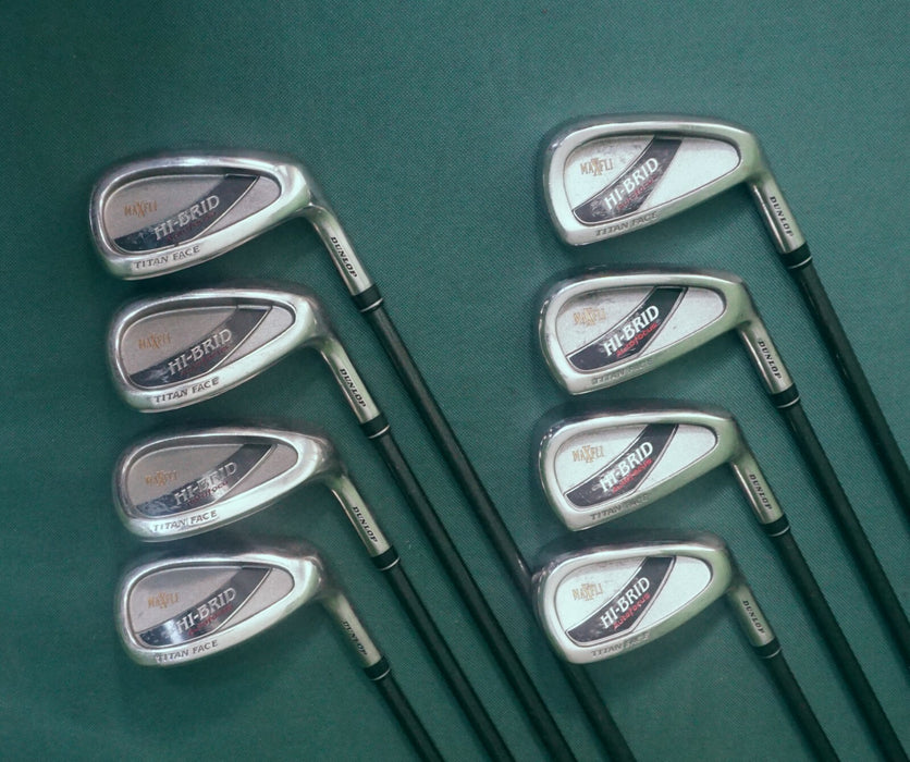 Set of 8 x Dunlop Maxfli Hi-Brid Auto Focus Irons 5-SW + A Wedge