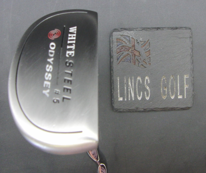 Odyssey White Steel #5 Putter Steel Shaft 84cm Length Psyko Grip