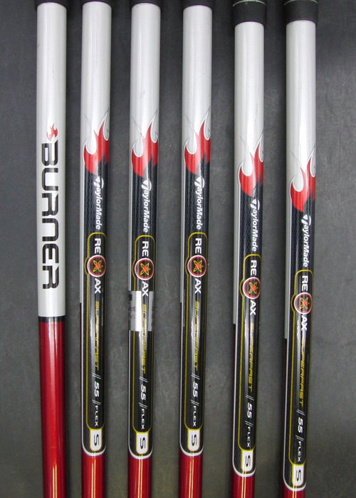 Set of 6 x TaylorMade Burner Japanese Model Irons 5-PW Stiff Graphite Shafts*