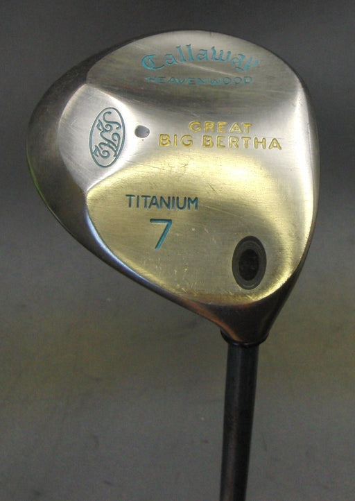 Ladies Callaway Big Bertha Great  7 Wood Regular Graphite Shaft Callaway Grip