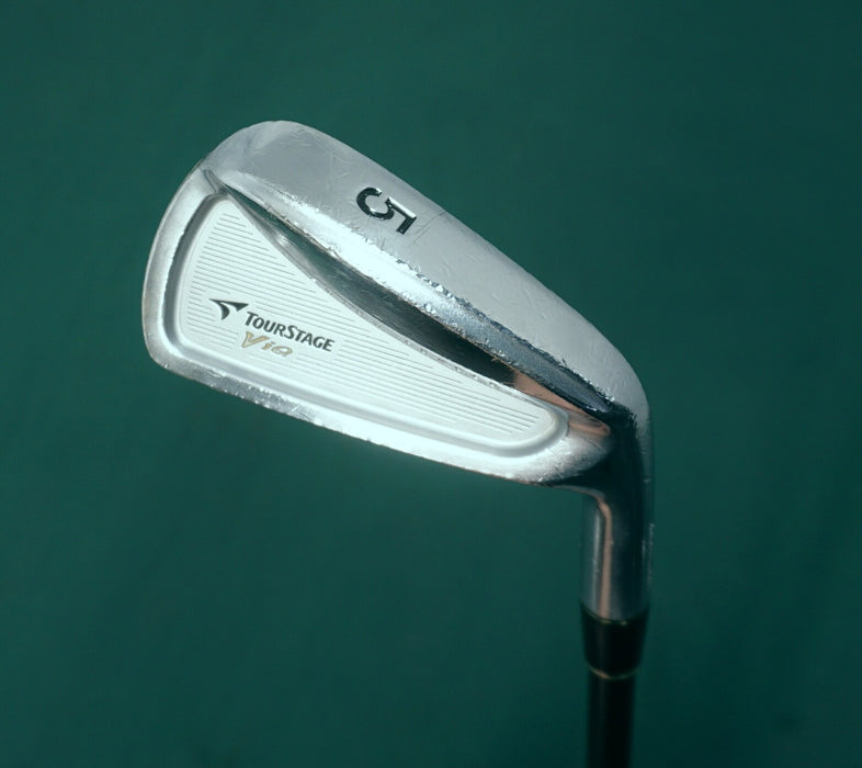 Bridgestone Tour Stage ViQ 5 Iron Regular Graphite Shaft Golf Pride Grip