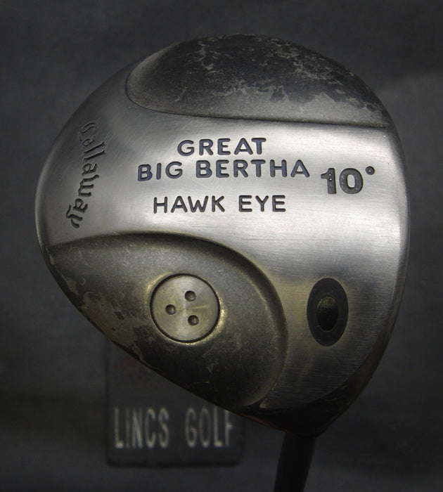 Callaway Great Big Bertha Hawk Eye 10° Driver Regular Graphite Shaft Cadero Grip