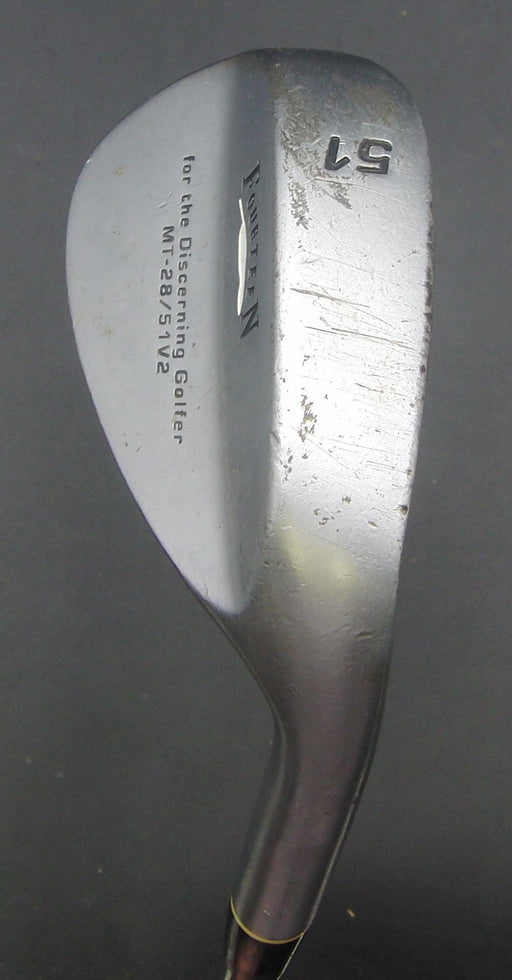 Fourteen MT-28 V2 51° Gap Wedge Regular Steel Shaft Golf Pride Grip