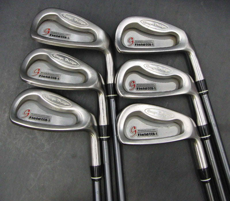 Set of 6 x Gauge Design Field CCB-1 Irons 5-PW Regular Graphite Shafts