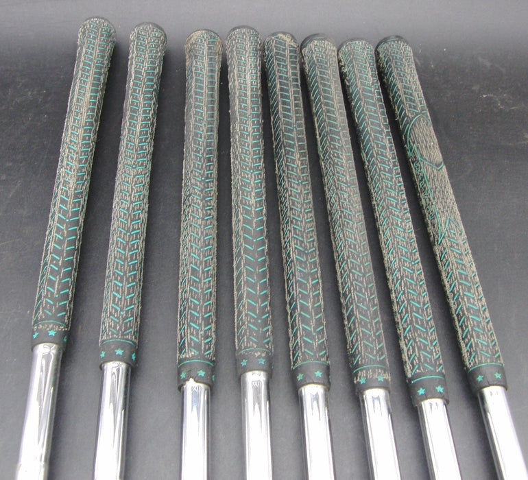 Set of 8x Dunlop Pro Model DP-601 Irons 3-PW Regular Steel Shafts Rite Grips