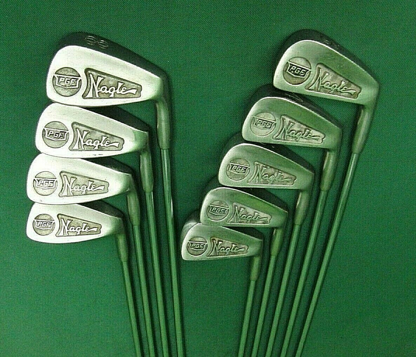 Set of 9 x PGF Nagle Open Championship 1960 Irons 3-SW Regular Steel Shafts