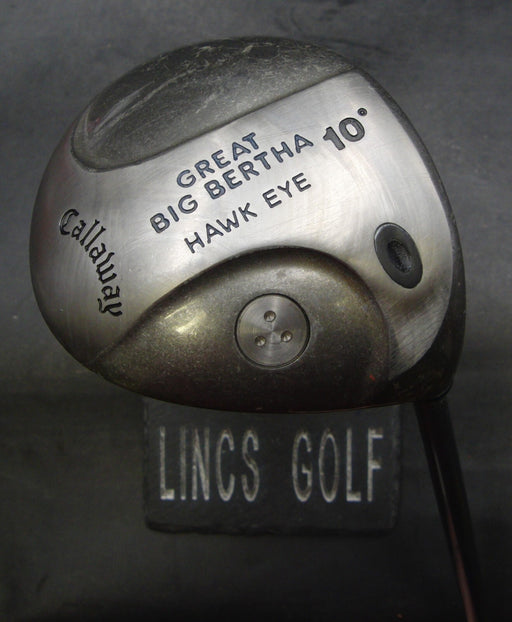 Callaway Great Big Bertha Hawk Eye 10° Driver Regular Graphite Shaft +Grip