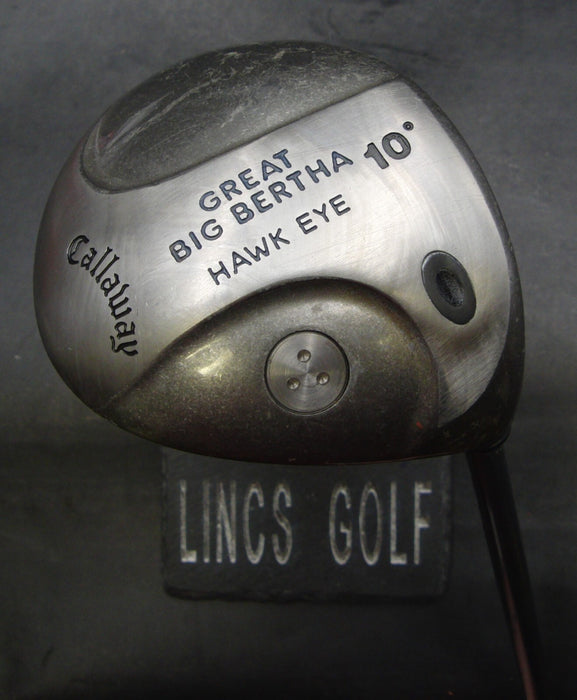 Callaway Great Big Bertha Hawk Eye 10° Driver Regular Graphite Shaft +Grip