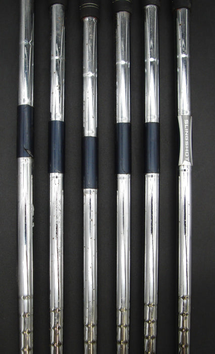 Set of 6x Nike Slingshot Irons 5-PW Uniflex Steel Shafts Nike Grips