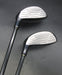 Set of 2 PRGR Speed Hit Splash Sole 3+5 Woods Regular Graphite Shafts PRGR Grips