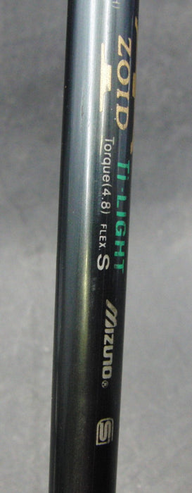 Mizuno T-Zoid Titanium 10.5° Driver Stiff Graphite Shaft PRGR Grip