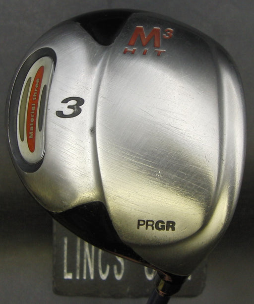 PRGR M3 Hit 3 Wood Stiff Graphite Shaft Golf Pride Grip