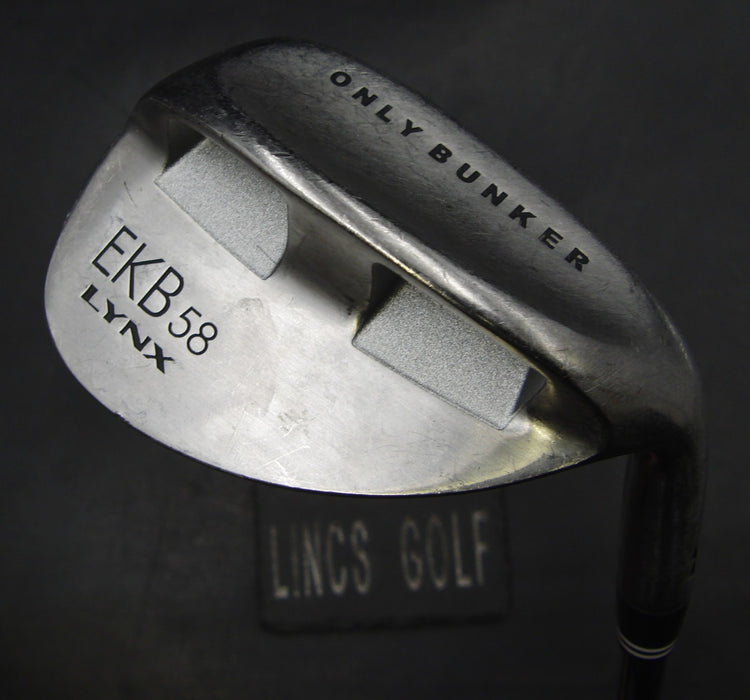 Lynx Only Bunker EKB 58° Sand Wedge Regular Graphite Shaft Lynx Grip