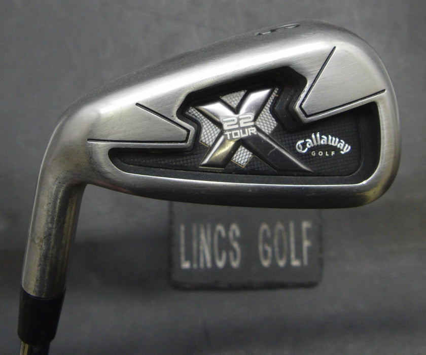 Left-Handed Callaway X22 Tour 5 Iron Stiff Steel Shaft Golf Pride Grip