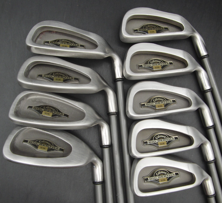 Set Of Callaway Big Bertha 3-SW Irons + Driver + 3 Wood + 4 Wood + Putter