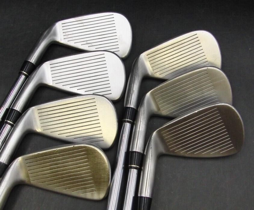Set of 7 x TaylorMade 320 Irons 4PW Stiff Steel Shafts Mixed Grips