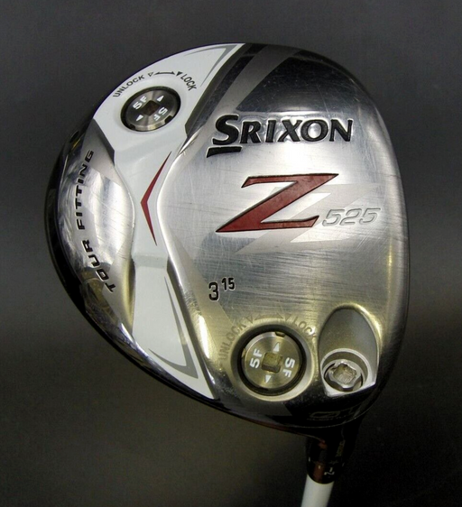 Srixon Z525 15 Degree 3 Wood Stiff Graphite Shaft Srixon Grip