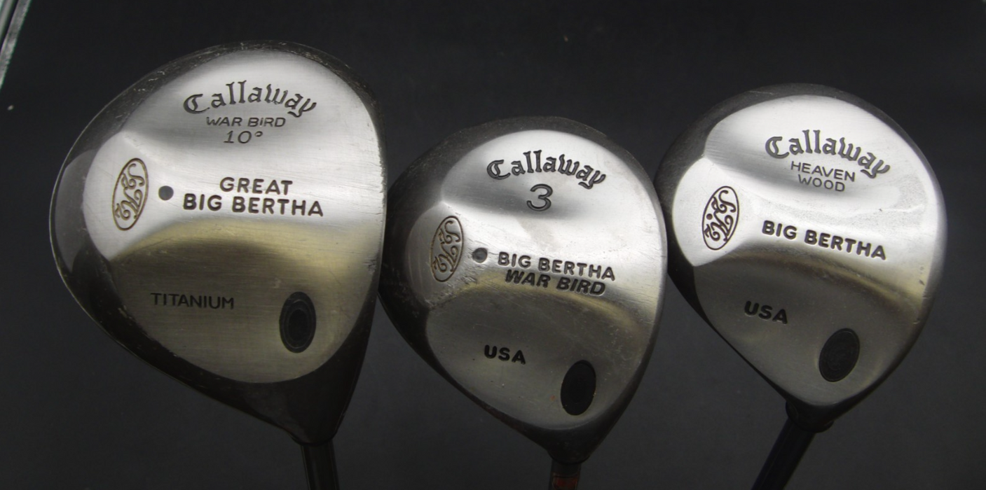 Set of XXIO Irons 5-PW+AW + Callaway Driver + 3 Wood + 7 Wood + Putter*