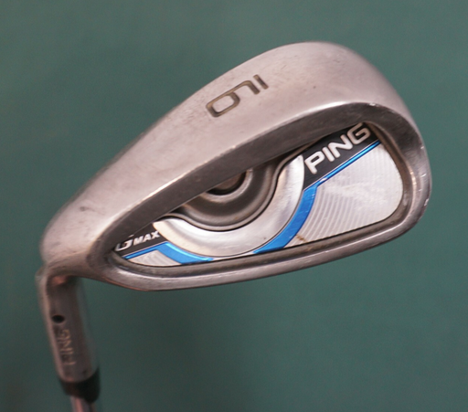 Left-Handed Ping G Max Black Dot 9 Iron Regular Steel Shaft Ping Grip