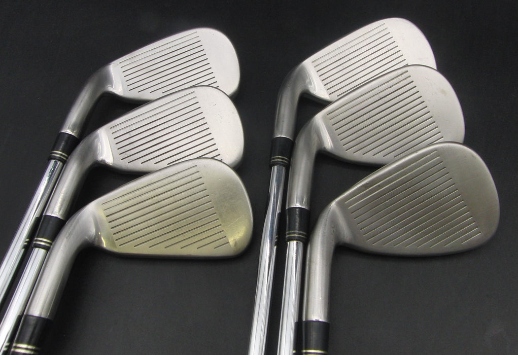 Set of 6x TaylorMade Burner Plus 5-PW Irons Stiff Steel Shafts TaylorMade Grips*