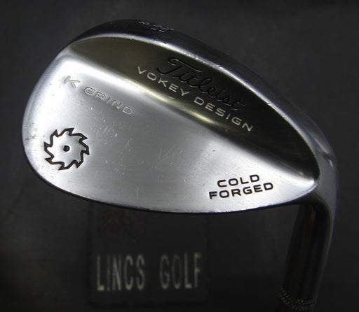 Titleist Vokey Design K Grind Cold Forged 58° Wedge Stiff Steel Shaft with Grip