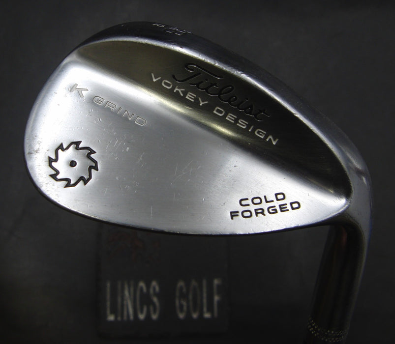 Titleist Vokey Design K Grind Cold Forged 58° Wedge Stiff Steel Shaft with Grip