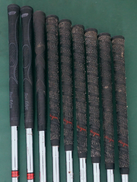 Set Of 9 x Ben Hogan Edge Forged Irons 3-SW Regular Steel Shafts Mixed Grips