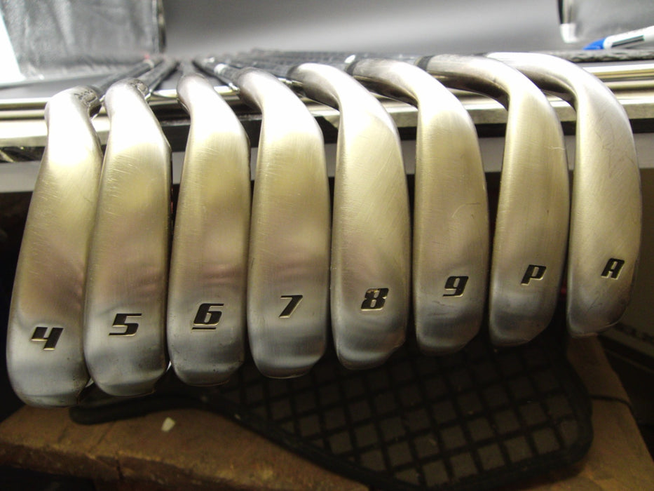 Set of 8x TaylorMade Burner Japanese Model Irons 4-PW+AW Stiff Steel Shafts*