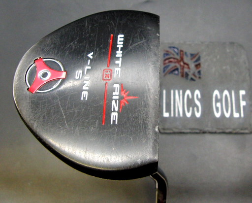 Odyssey White Rize V-Line 5 Putter 87cm Playing Length Steel Shaft Odyssey Grip