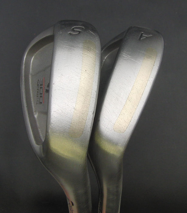 Set of 2 TaylorMade 300 Series Gap + Sand Wedges Regular Steel Shafts