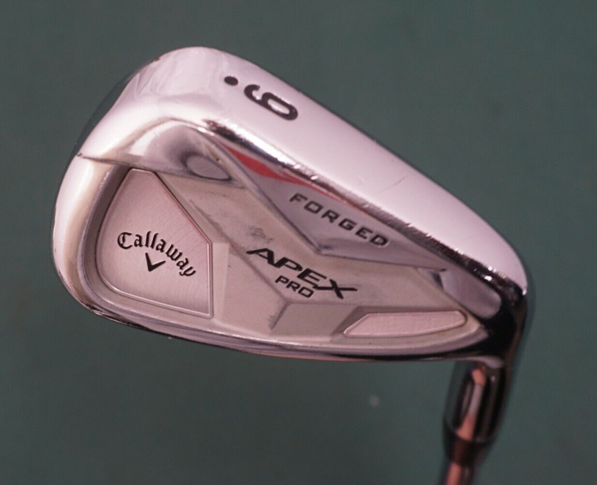 Callaway Apex Pro Forged 9 Iron Stiff Steel Shaft Lamkin Grip
