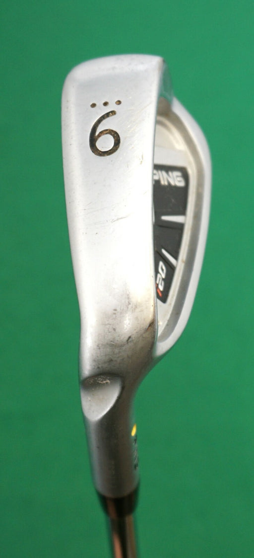 Left Handed Ping i20 Yellow Dot 9 Iron Ping CFS Regular Steel Shaft Ping Grip