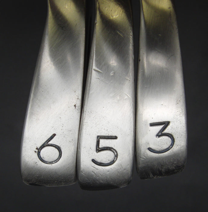 Set of 3x Daiwa Trypower 3+5&6 Irons Regular Steel Shafts with Grips