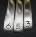 Set of 3x Daiwa Trypower 3+5&6 Irons Regular Steel Shafts with Grips