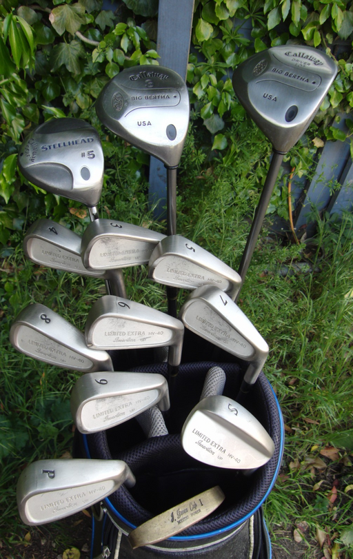Set of Limited Extra HV-40 Iron 3-SW+ Callaway Driver+ 3 Wood+5 Wood +Putter*