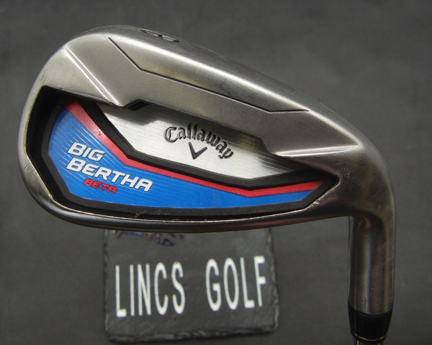 Callaway Big Bertha Beta 8 Iron Stiff Steel Shaft Golf Pride Grip