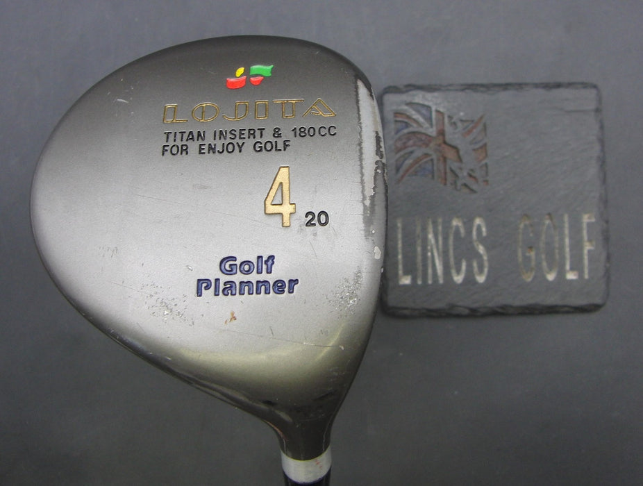 Ladies Golf Planner Titan Insert & 180cc 20° 4 Wood Ladies Graphite Shaft